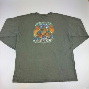 Vintage Bullhead Mens Size XL Long Sleeve Shirt Dragon Skateboarding *Read